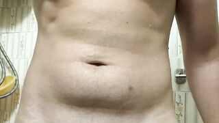 Bathroom before going for a morning walk